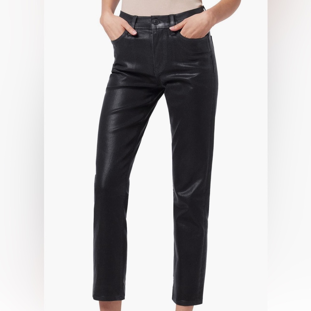 Hudson Jeans Barbara Coated High Waist Ankle Straight Leg Jeans - Women's